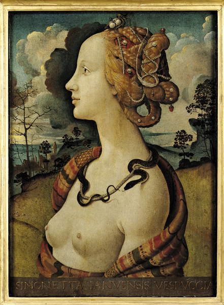 Ritratto di Simonetta Vespucci, Piero di Cosimo / Musee Conde, Chantilly, France / Bridgeman Images