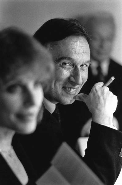 foto di un sorridente Claudio Abbado, Milano, Italia, 1992  Maria Mulas