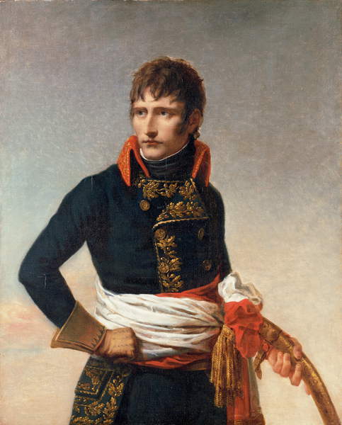 Portrait of Napoleon Bonaparte (1769-1821), as First Consul, three-quarter length, holding a sabre (oil on canvas), Andrea Appiani the Elder (1754-1817) / Private Collection / Photo © Christie’s Images