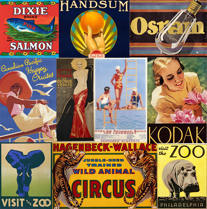1930 immagini e foto di Poster e pubblicità degli Anni Trenta