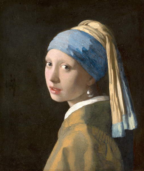 Girl with a Pearl Earring, c.1665-6 (oil on canvas), Jan (Johannes) Vermeer (1632-75) / Mauritshuis, The Hague, The Netherlands / Bridgeman Images