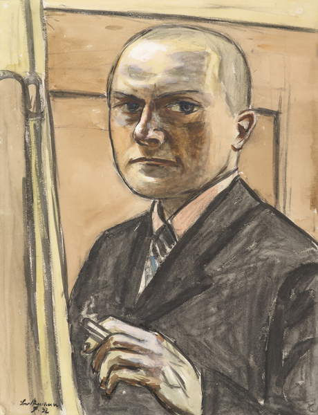 Self-Portrait, 1932 (watercolour and charcoal on paper), Max Beckmann (1884-1950) / North Carolina Museum of Art, Raleigh, USA / Bequest of W. R. Valentiner / Bridgeman Images