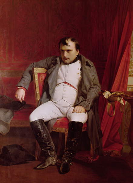 Napoleon (1769-1821) after his Abdication (oil on canvas), Paul Hippolyte Delaroche (1797-1856) / Musee de l’Armee, Paris, France