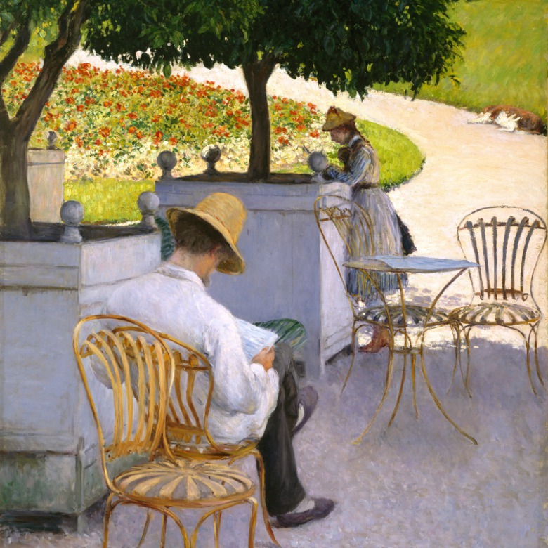The Orange Trees or The Artist's Brother in His Garden / Gustave Caillebotte / Museum of Fine Arts, Houston / Museum purchase funded by Audrey Jones Beck / Bridgeman Images 