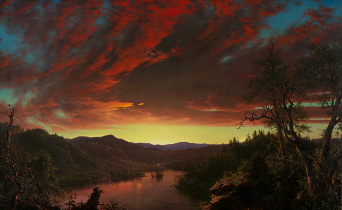 Twilight in the Wilderness, 1860 (oil on canvas) by Frederic Edwin Church / Cleveland Museum of Art