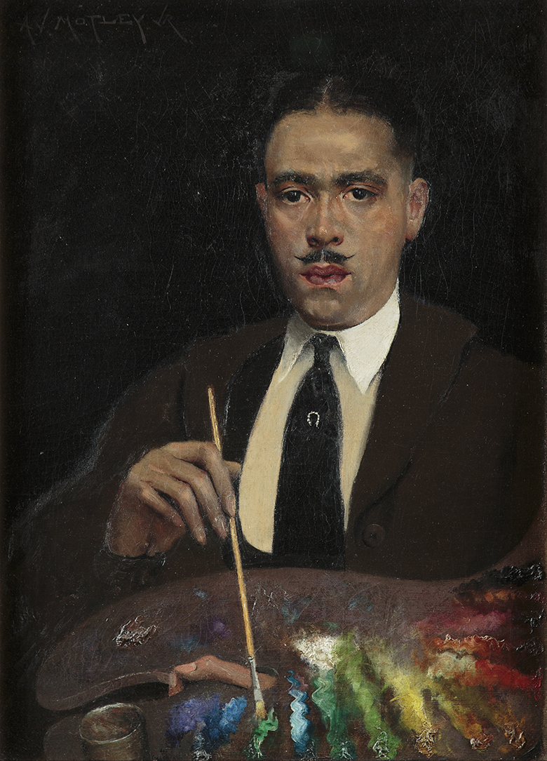 Self-Portrait, c.1920 by Archibald J. Motley Jr. (1891-1981) / Private Collection / Bridgeman Images 
