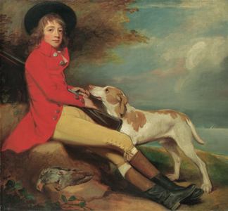 CH387094 Master Pelham (oil on canvas) by George Romney