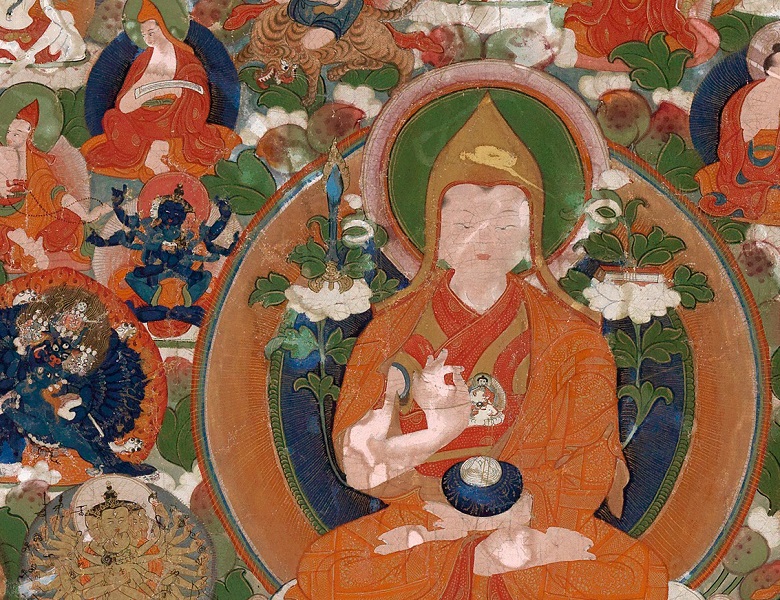 MAM 712580 Assemblage of Divinities (Tsog-Shing) (detail), 18th-early 20th century, Tibetan School / Mead Art Museum, Amherst College, USA