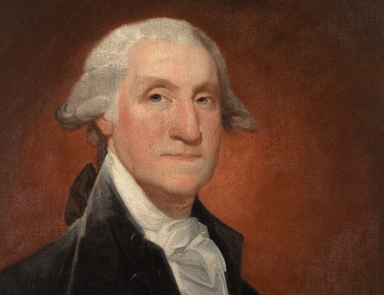 MAM 712493 George Washington, 1795 (oil on canvas), Gilbert Stuart (1755-1828) / Mead Art Museum, Amherst College, USA