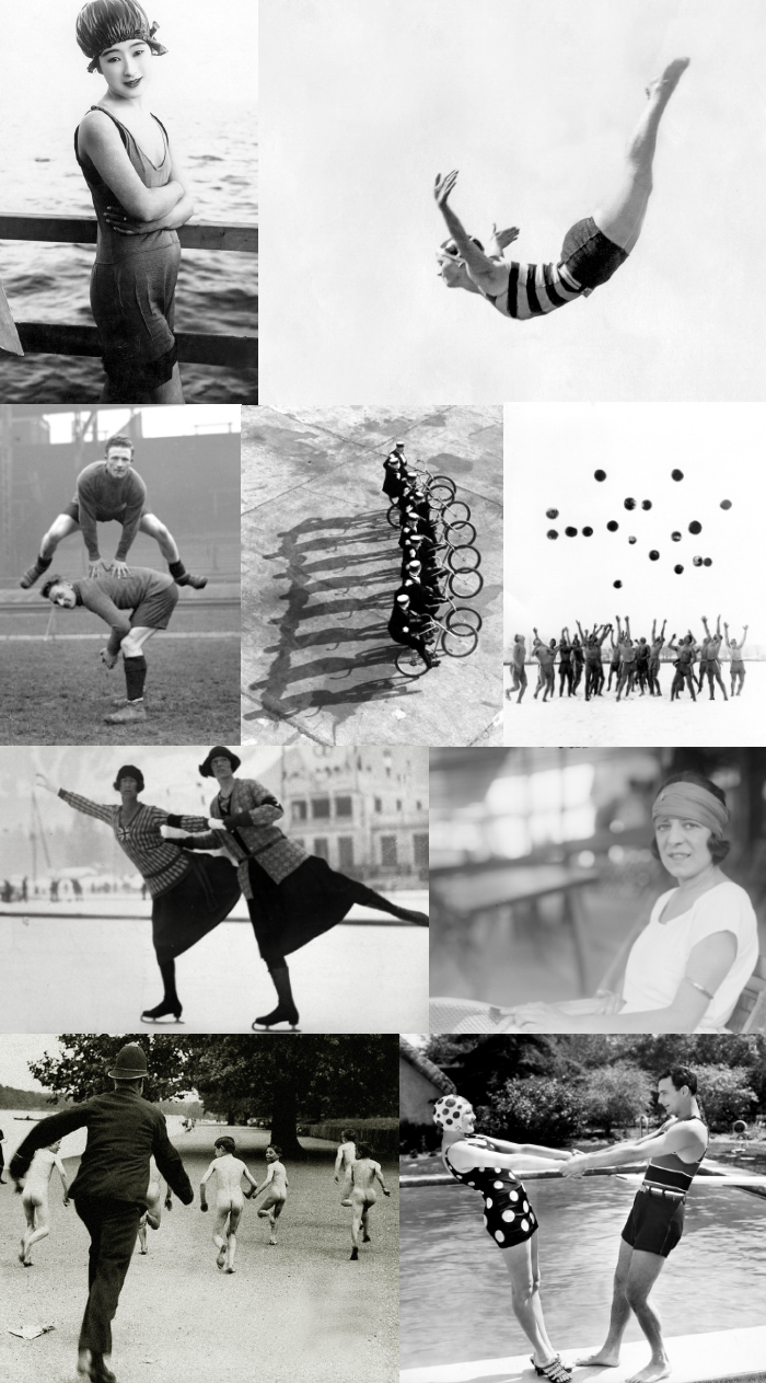 Immagini e fotografie di sport e divertimenti degli Anni Venti