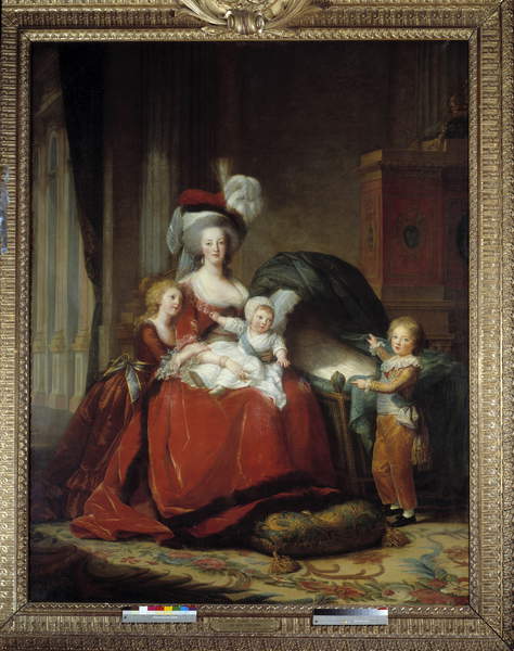 Ritratto di Maria Antonietta Regina di Francia e dei suoi figli, 1787 (olio su tela), Elisabeth Vigee-Lebrun / Museo e Tenuta Nazionale di Versailles e Trianon © Photo Josse / Bridgeman Images